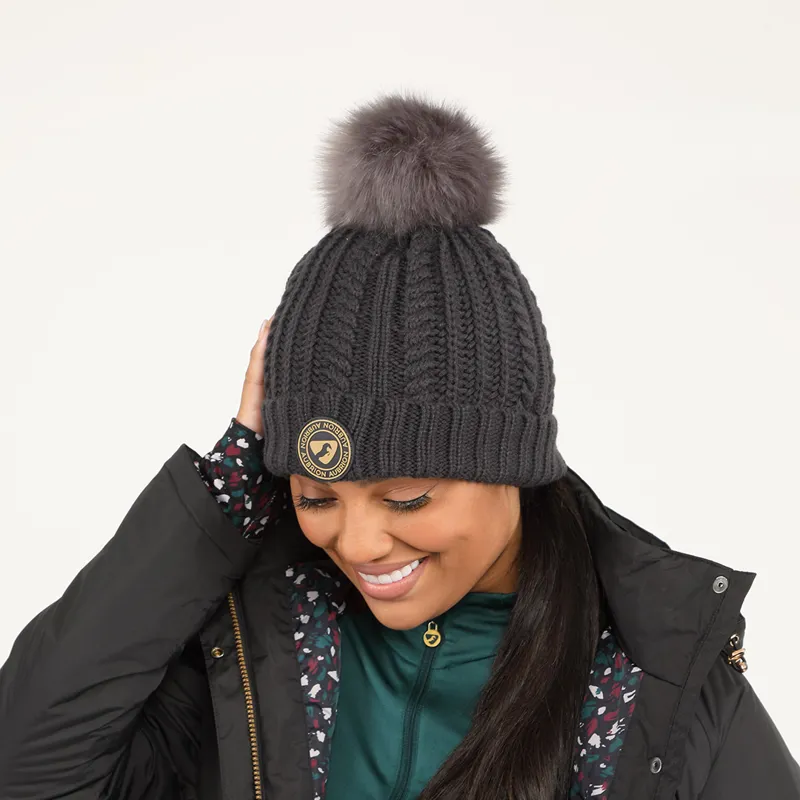 Shires Aubrion Northwood Fleece Lined Hat in Charcoal-2